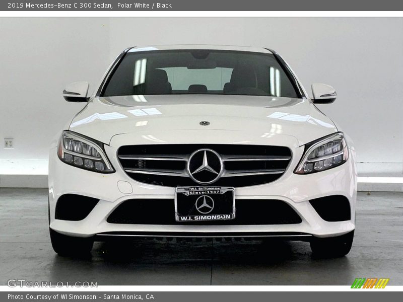 Polar White / Black 2019 Mercedes-Benz C 300 Sedan