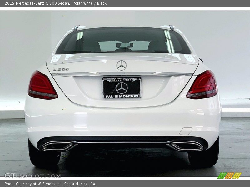 Polar White / Black 2019 Mercedes-Benz C 300 Sedan
