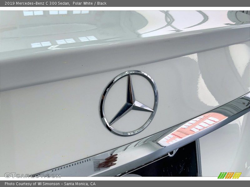 Polar White / Black 2019 Mercedes-Benz C 300 Sedan