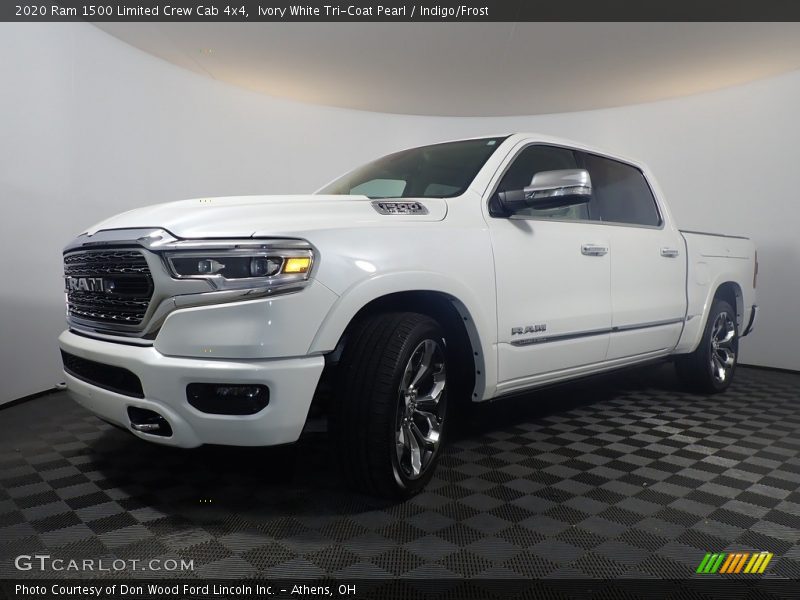 Ivory White Tri-Coat Pearl / Indigo/Frost 2020 Ram 1500 Limited Crew Cab 4x4