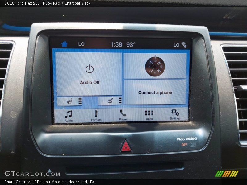 Ruby Red / Charcoal Black 2018 Ford Flex SEL