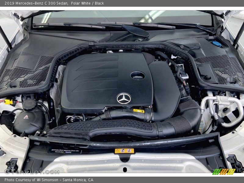 Polar White / Black 2019 Mercedes-Benz C 300 Sedan
