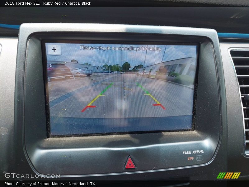 Ruby Red / Charcoal Black 2018 Ford Flex SEL