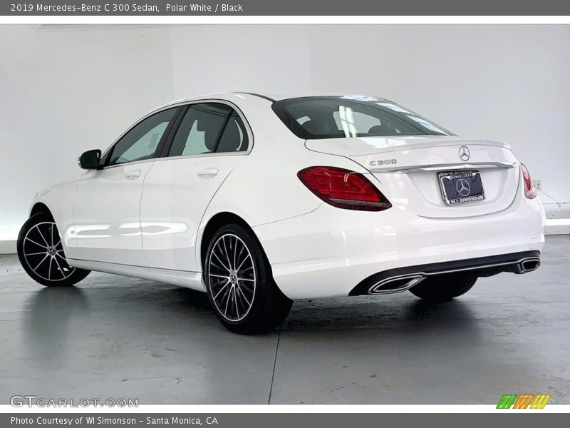 Polar White / Black 2019 Mercedes-Benz C 300 Sedan