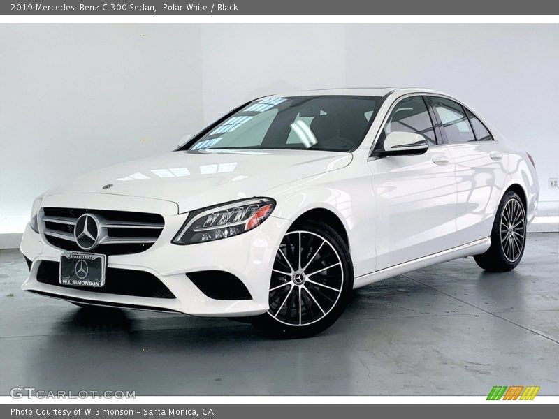 Polar White / Black 2019 Mercedes-Benz C 300 Sedan
