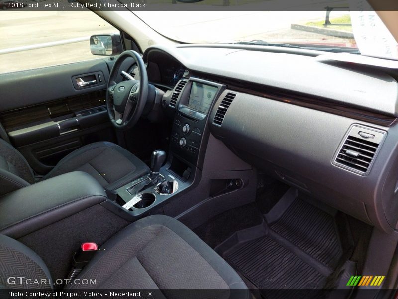Ruby Red / Charcoal Black 2018 Ford Flex SEL