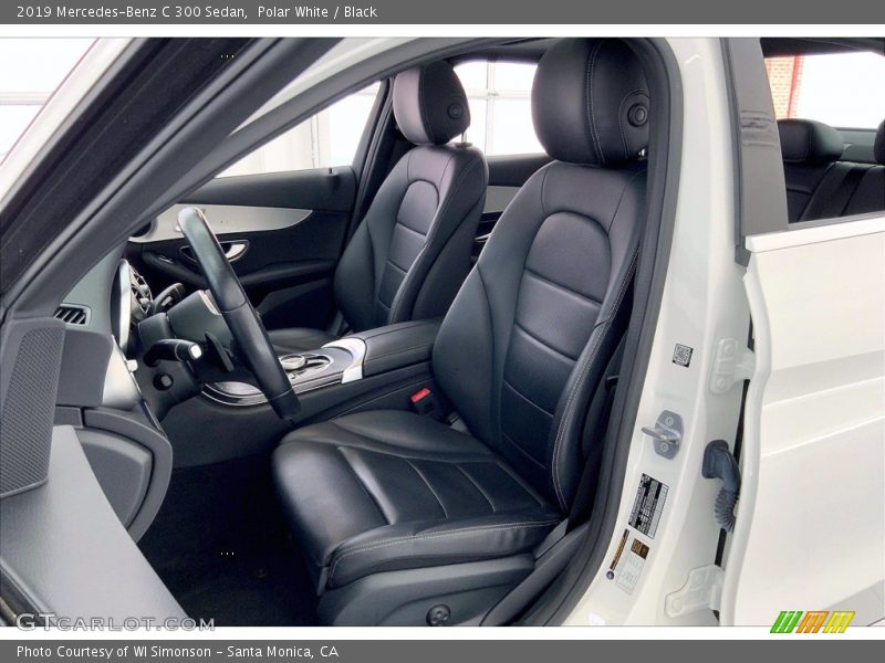 Polar White / Black 2019 Mercedes-Benz C 300 Sedan