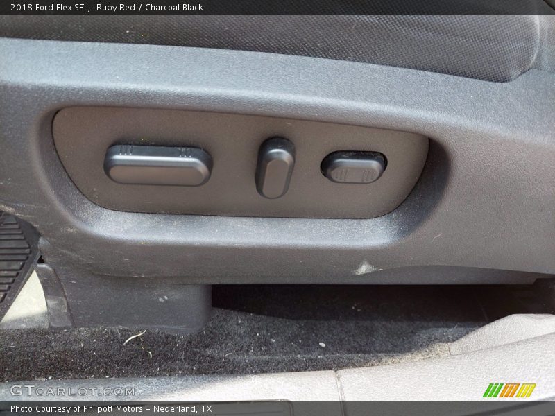 Ruby Red / Charcoal Black 2018 Ford Flex SEL