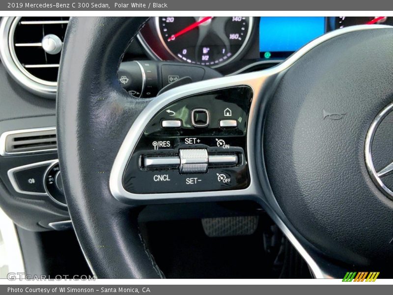 Polar White / Black 2019 Mercedes-Benz C 300 Sedan