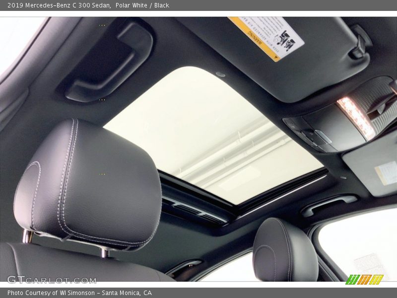 Polar White / Black 2019 Mercedes-Benz C 300 Sedan