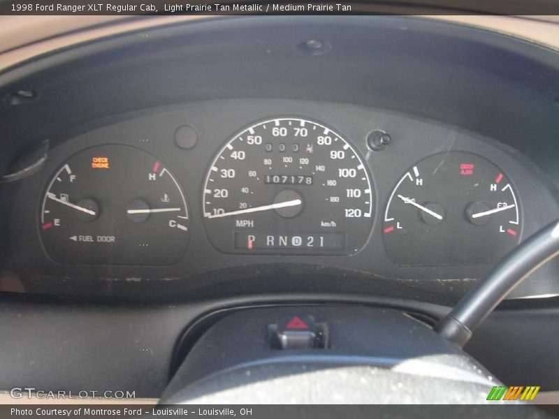 Light Prairie Tan Metallic / Medium Prairie Tan 1998 Ford Ranger XLT Regular Cab