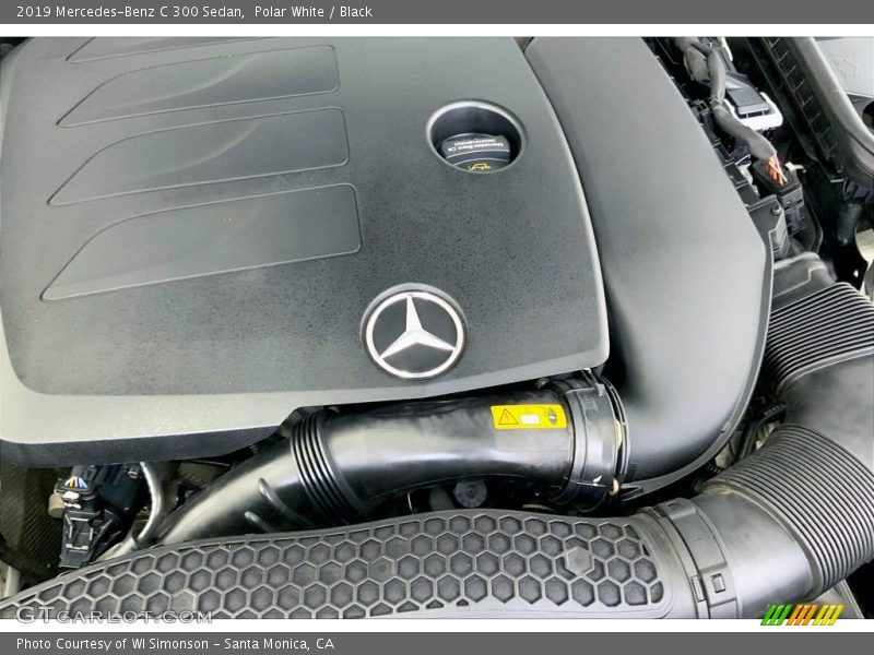 Polar White / Black 2019 Mercedes-Benz C 300 Sedan