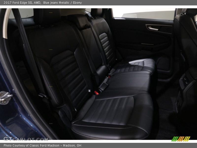 Blue Jeans Metallic / Ebony 2017 Ford Edge SEL AWD