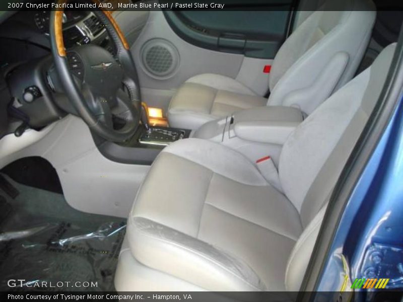 Marine Blue Pearl / Pastel Slate Gray 2007 Chrysler Pacifica Limited AWD