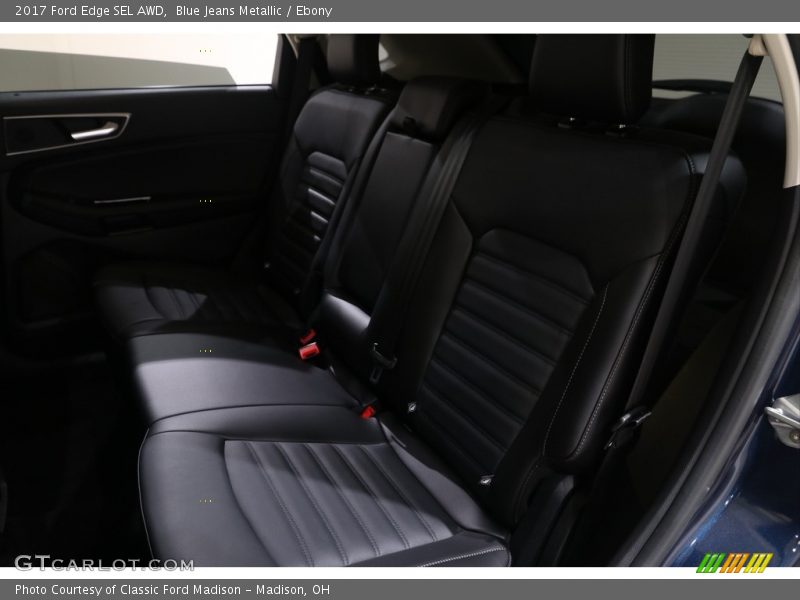 Blue Jeans Metallic / Ebony 2017 Ford Edge SEL AWD