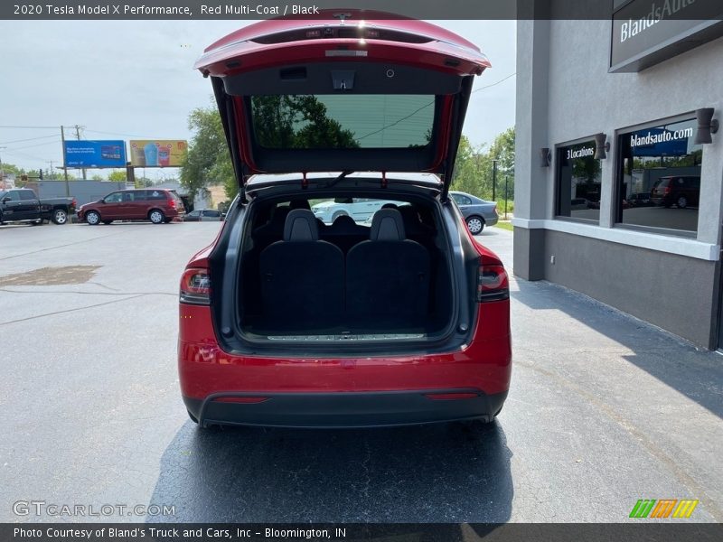 Red Multi-Coat / Black 2020 Tesla Model X Performance