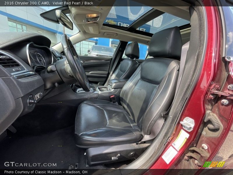 Velvet Red Pearl / Black 2016 Chrysler 300 C AWD