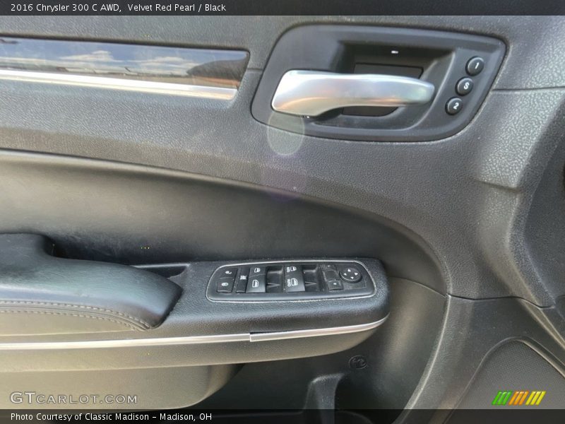 Velvet Red Pearl / Black 2016 Chrysler 300 C AWD