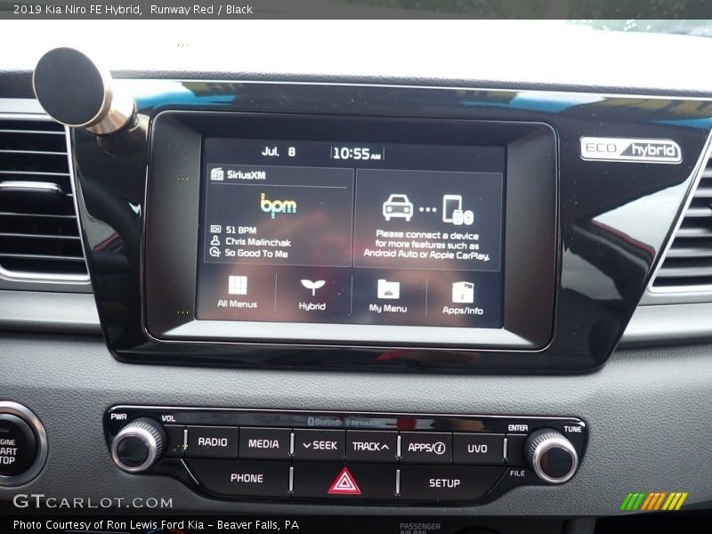 Runway Red / Black 2019 Kia Niro FE Hybrid