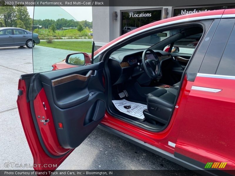 Front Seat of 2020 Model X Performance