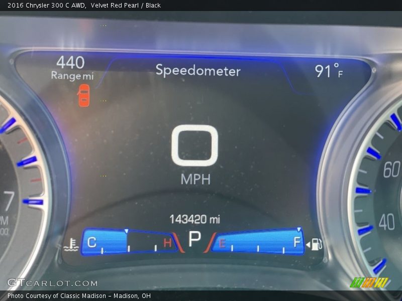 Velvet Red Pearl / Black 2016 Chrysler 300 C AWD