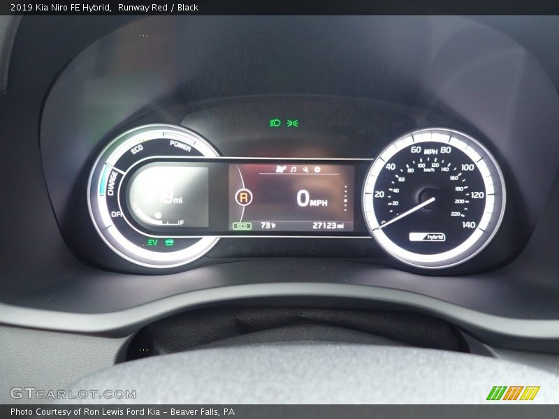 Runway Red / Black 2019 Kia Niro FE Hybrid