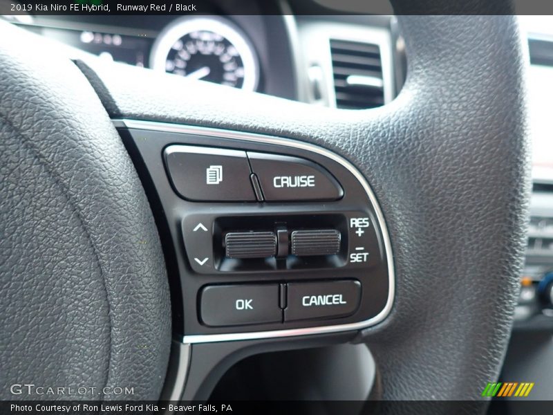 Runway Red / Black 2019 Kia Niro FE Hybrid