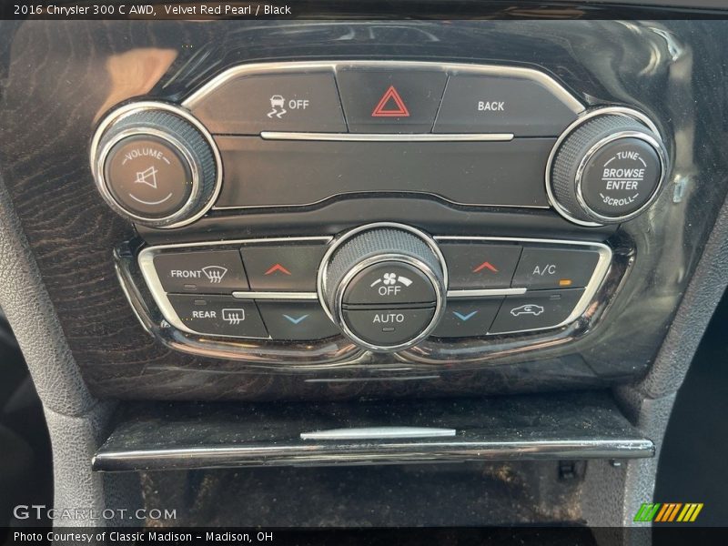 Velvet Red Pearl / Black 2016 Chrysler 300 C AWD