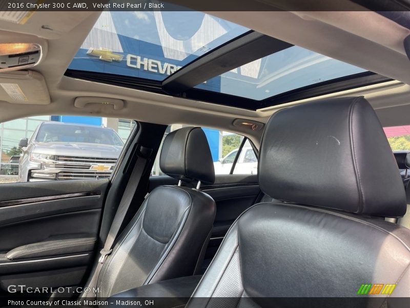 Velvet Red Pearl / Black 2016 Chrysler 300 C AWD