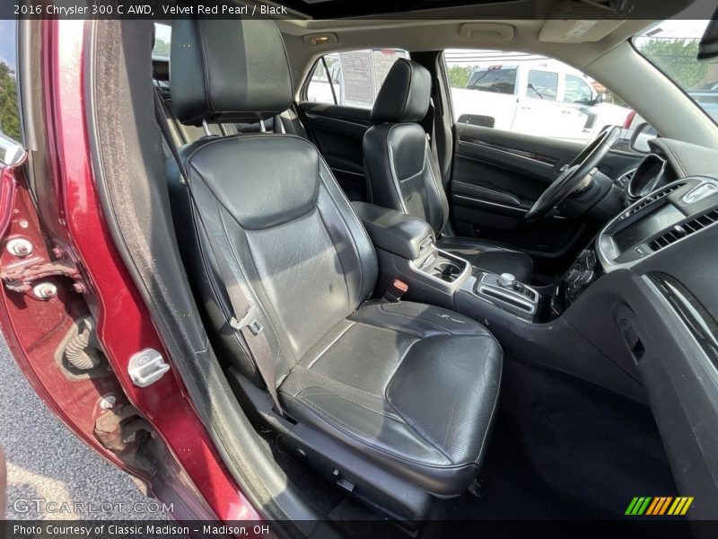 Velvet Red Pearl / Black 2016 Chrysler 300 C AWD