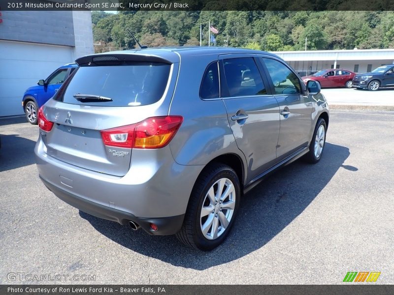 Mercury Gray / Black 2015 Mitsubishi Outlander Sport SE AWC
