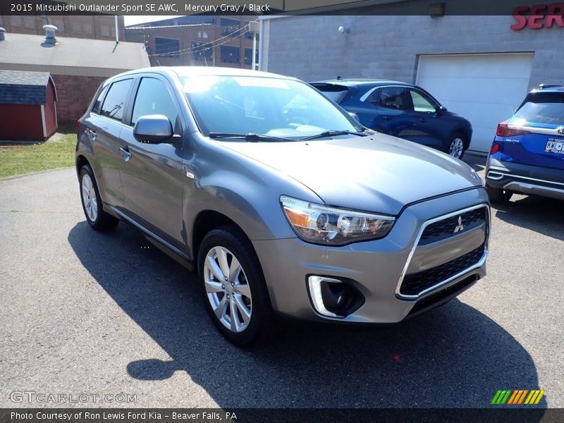 Mercury Gray / Black 2015 Mitsubishi Outlander Sport SE AWC