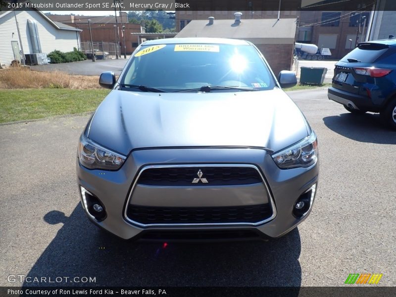 Mercury Gray / Black 2015 Mitsubishi Outlander Sport SE AWC