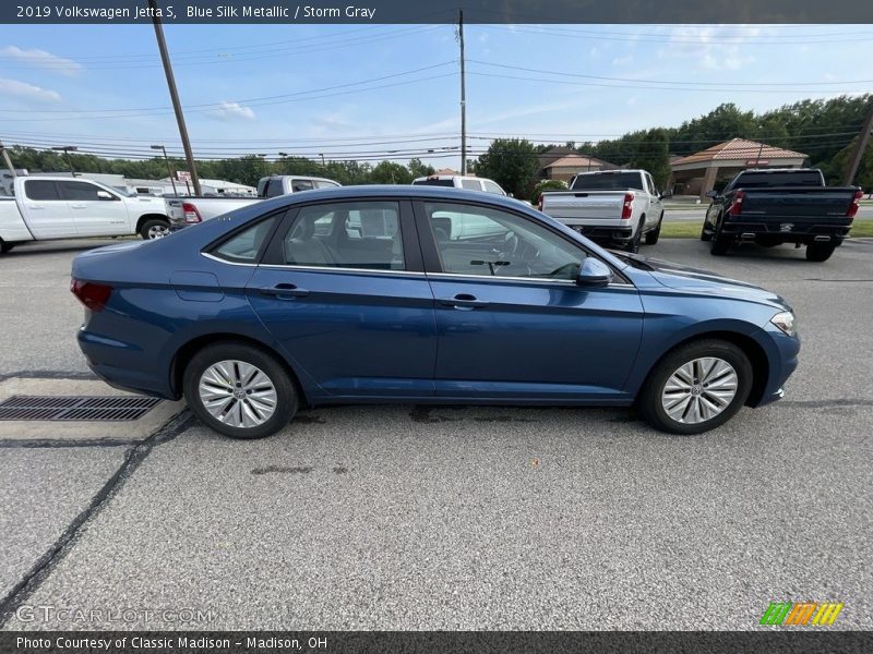 Blue Silk Metallic / Storm Gray 2019 Volkswagen Jetta S