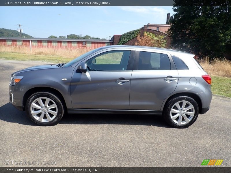 Mercury Gray / Black 2015 Mitsubishi Outlander Sport SE AWC