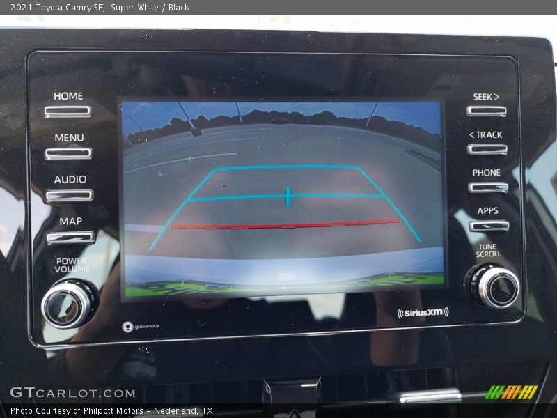 Super White / Black 2021 Toyota Camry SE