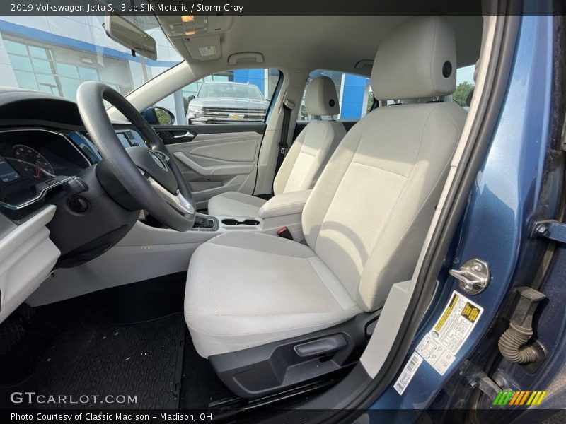 Blue Silk Metallic / Storm Gray 2019 Volkswagen Jetta S