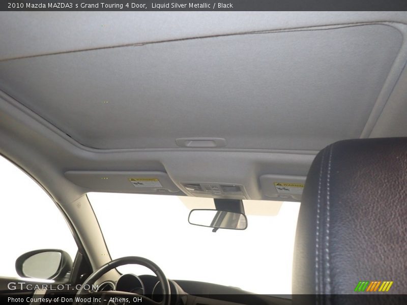 Liquid Silver Metallic / Black 2010 Mazda MAZDA3 s Grand Touring 4 Door