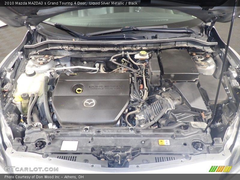 Liquid Silver Metallic / Black 2010 Mazda MAZDA3 s Grand Touring 4 Door