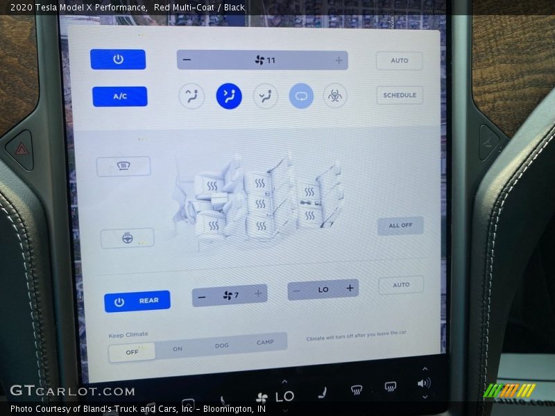 Controls of 2020 Model X Performance
