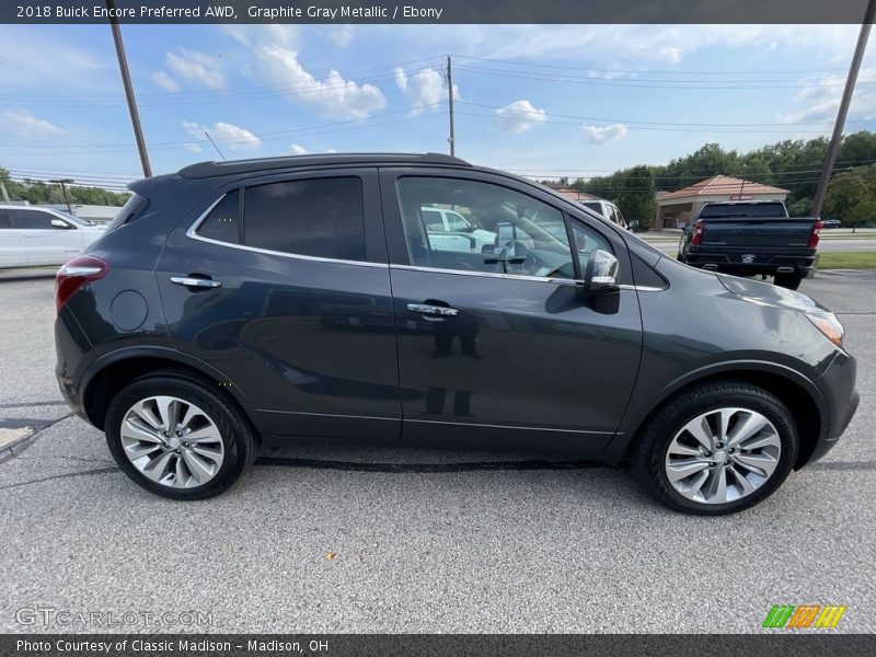Graphite Gray Metallic / Ebony 2018 Buick Encore Preferred AWD