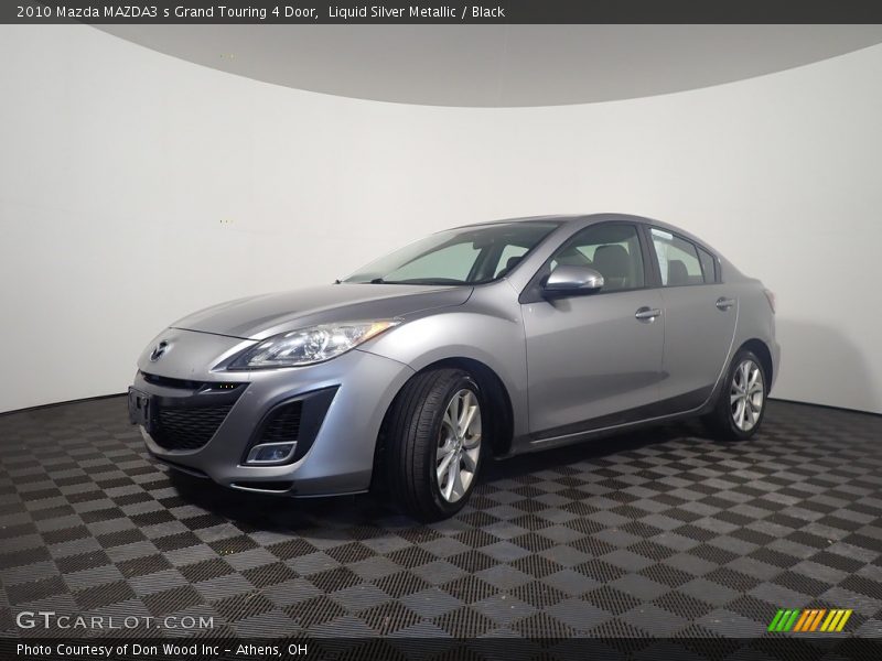 Liquid Silver Metallic / Black 2010 Mazda MAZDA3 s Grand Touring 4 Door
