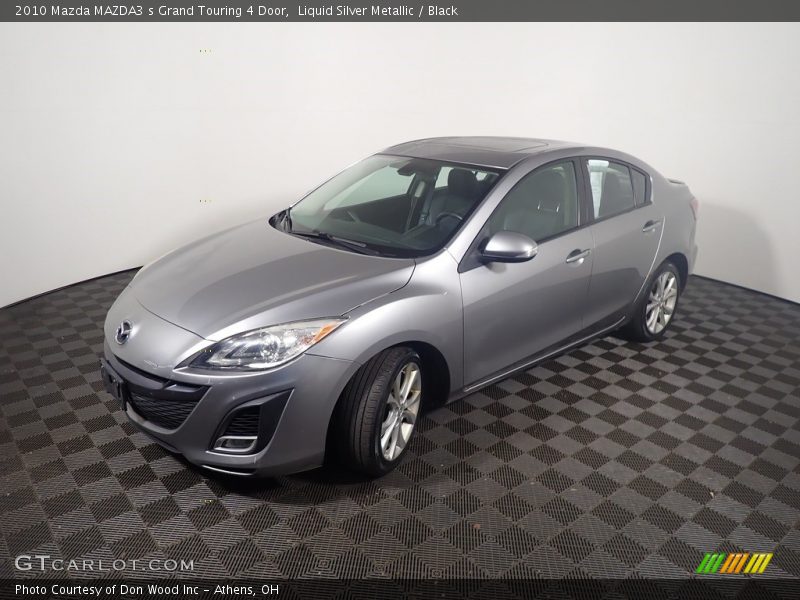 Liquid Silver Metallic / Black 2010 Mazda MAZDA3 s Grand Touring 4 Door