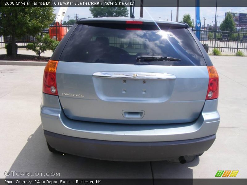 Clearwater Blue Pearlcoat / Pastel Slate Gray 2008 Chrysler Pacifica LX