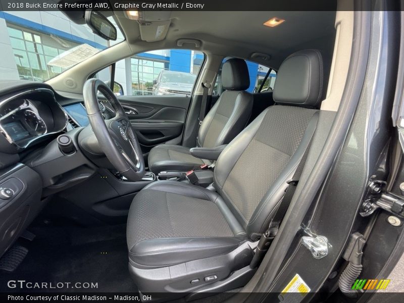 Graphite Gray Metallic / Ebony 2018 Buick Encore Preferred AWD
