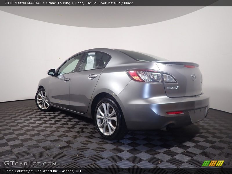 Liquid Silver Metallic / Black 2010 Mazda MAZDA3 s Grand Touring 4 Door