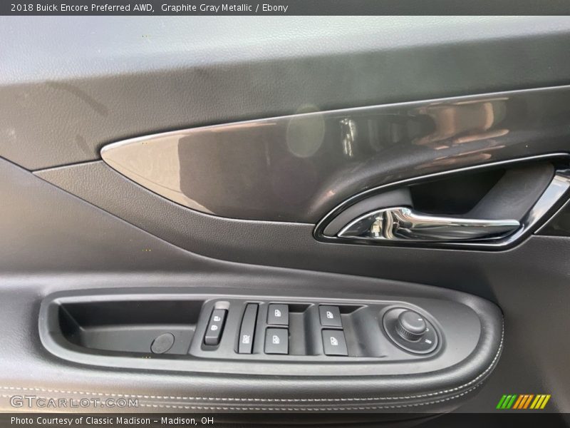 Graphite Gray Metallic / Ebony 2018 Buick Encore Preferred AWD