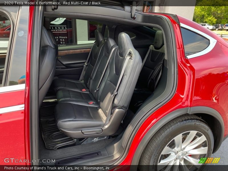 Rear Seat of 2020 Model X Performance