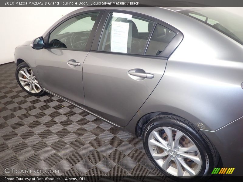 Liquid Silver Metallic / Black 2010 Mazda MAZDA3 s Grand Touring 4 Door