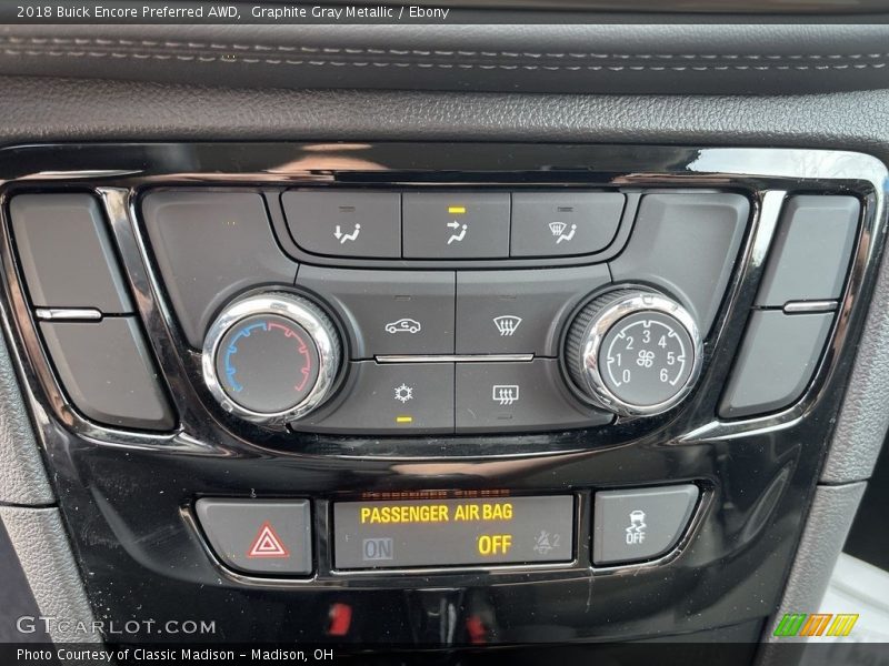 Graphite Gray Metallic / Ebony 2018 Buick Encore Preferred AWD
